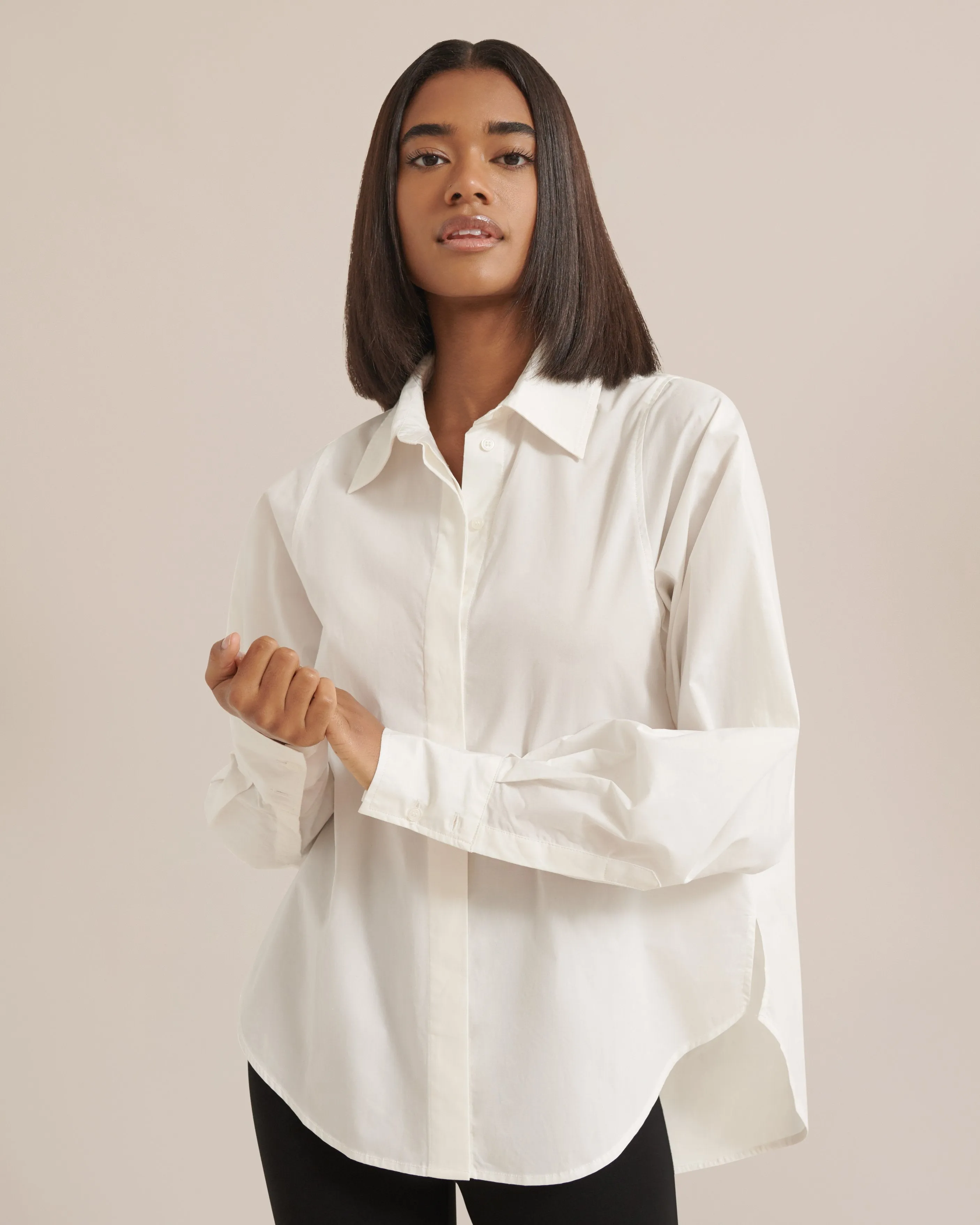 Ainsley Cotton Poplin Shirt