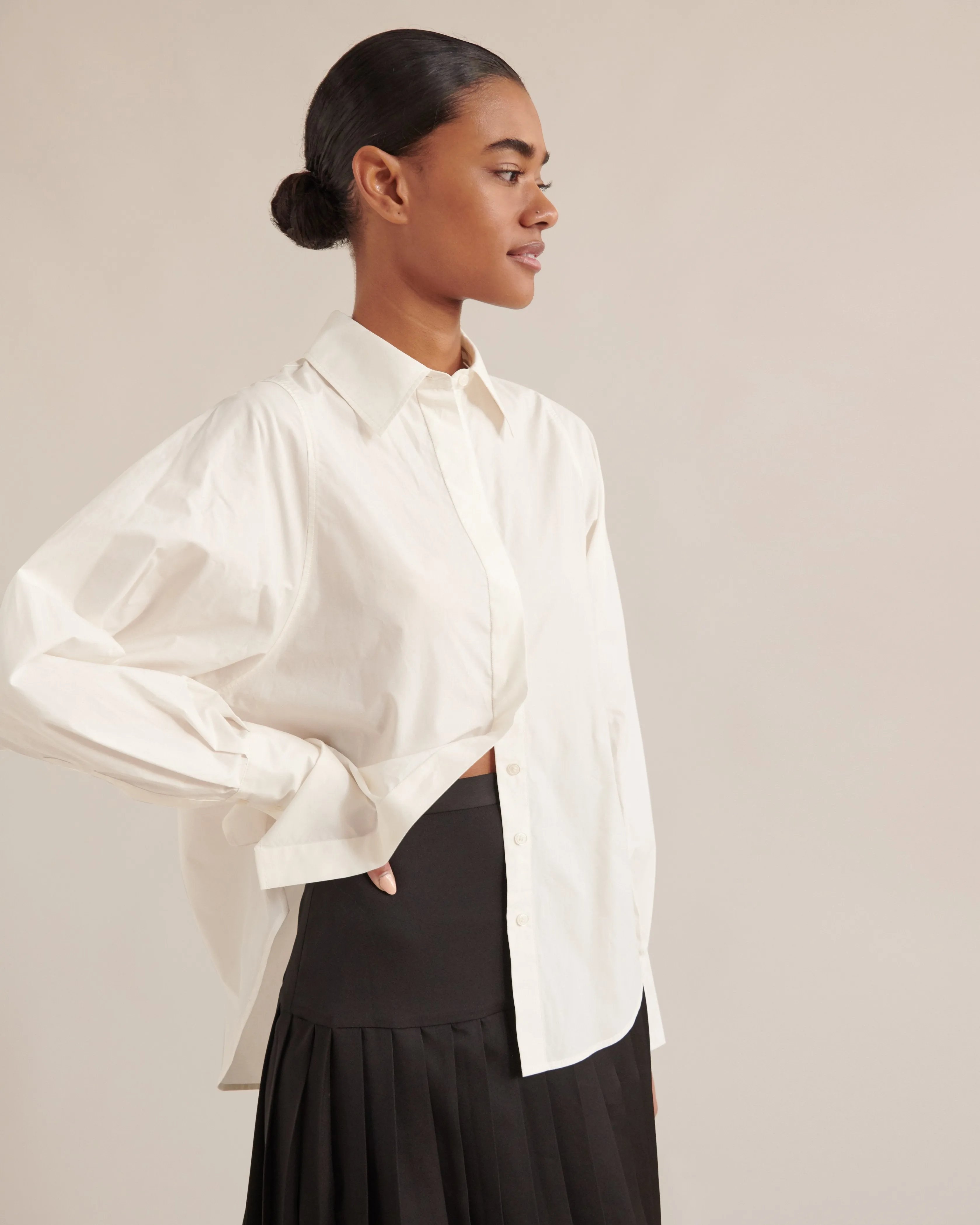 Ainsley Cotton Poplin Shirt