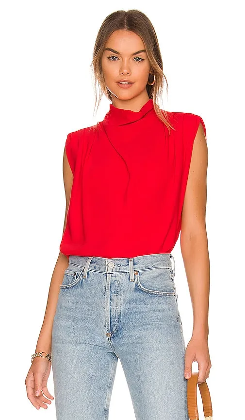 Amanda Uprichard x REVOLVE Sleeveless Fabienne Top in Red