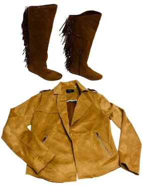 Ana Suede Boots & Jackets 16 pcs 39 lbs A1119523-21