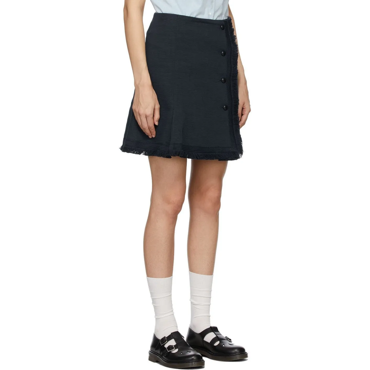 A.P.C. Navy Frida Miniskirt