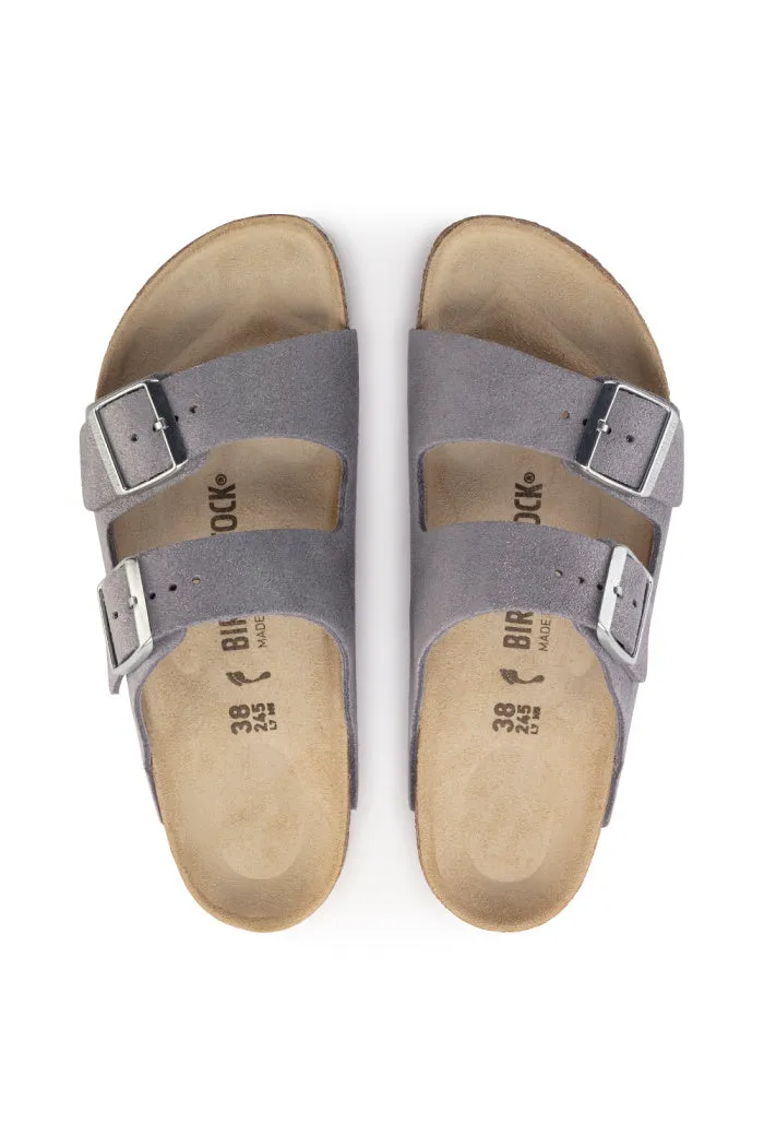Birkenstock Arizona Narrow Width in Purple Fog
