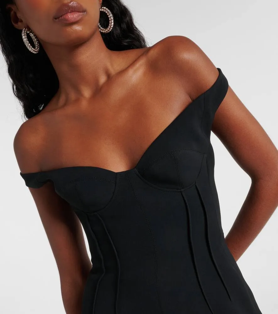 David Koma Off-shoulder minidress