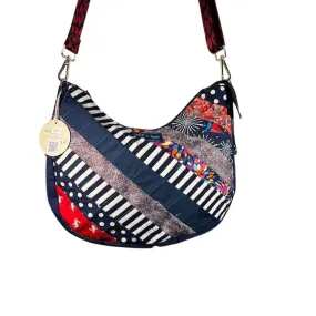 Dickies Women's Multicolor Patchwork Hobo Bag Boho Chic Crossbody