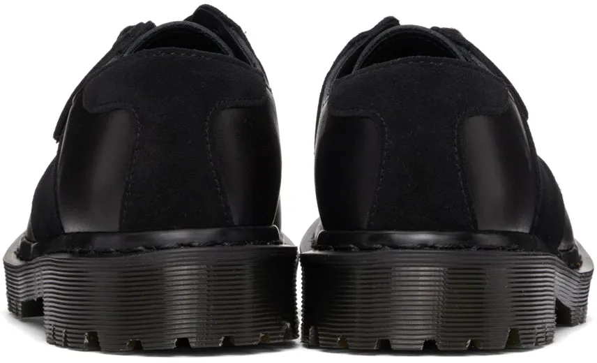 Dr. Martens Black C.F. Stead 'Made in England' 1461 Saddle Derbys