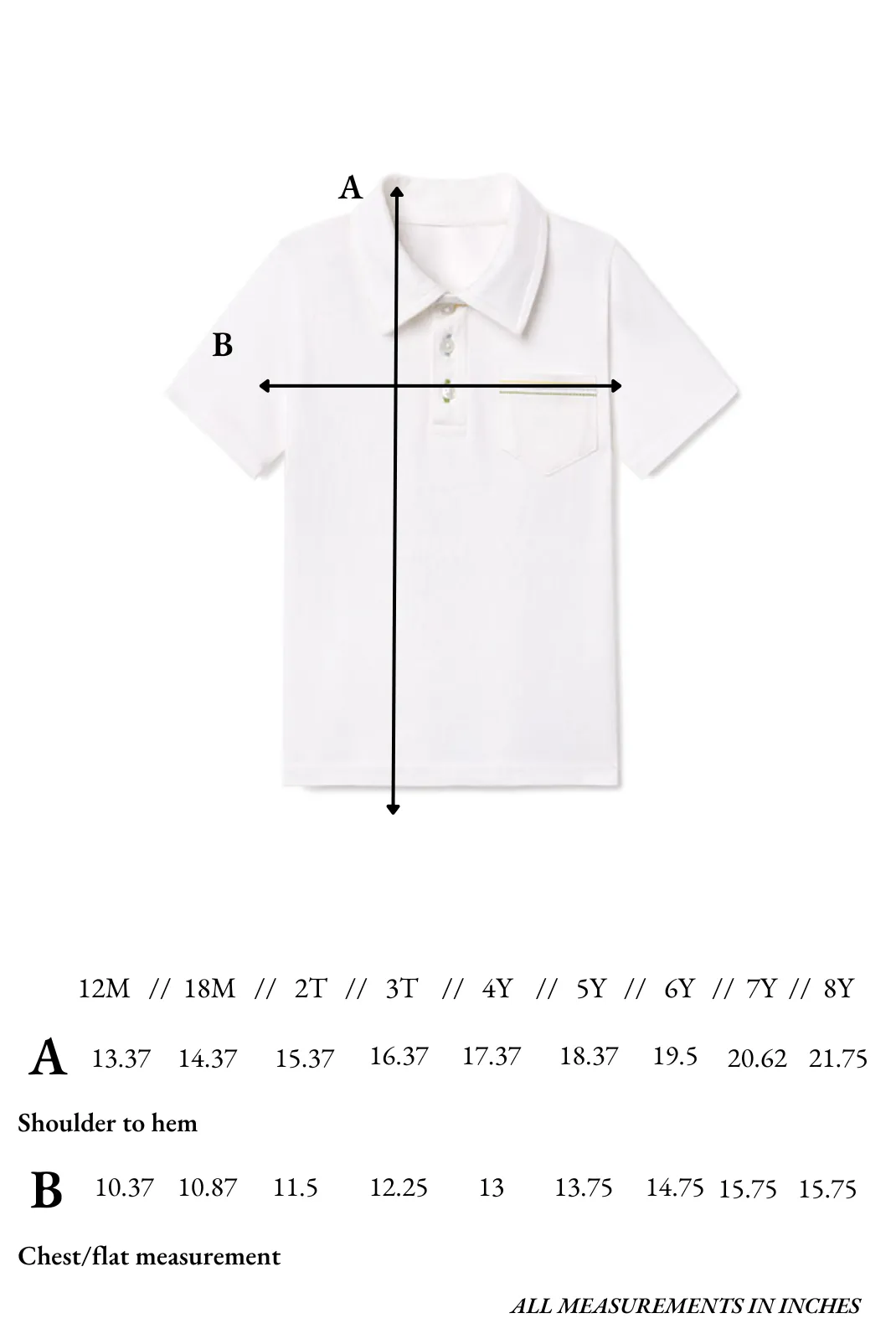 Jackson Polo in White