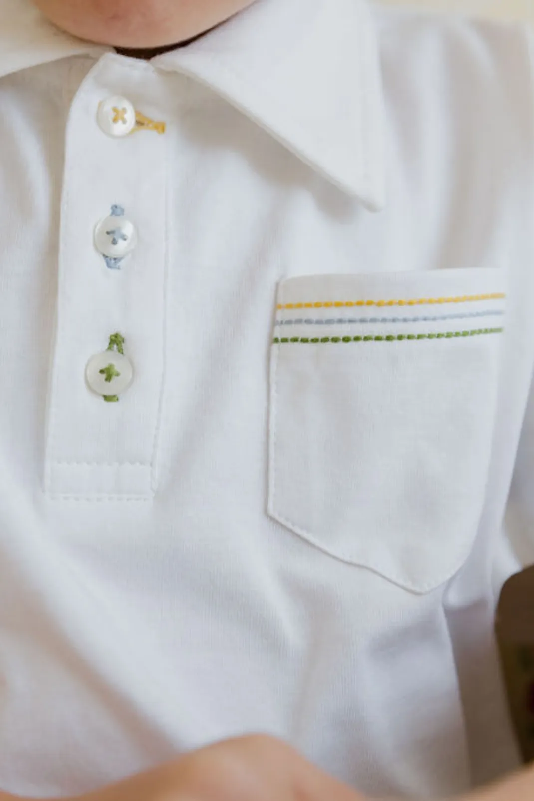 Jackson Polo in White