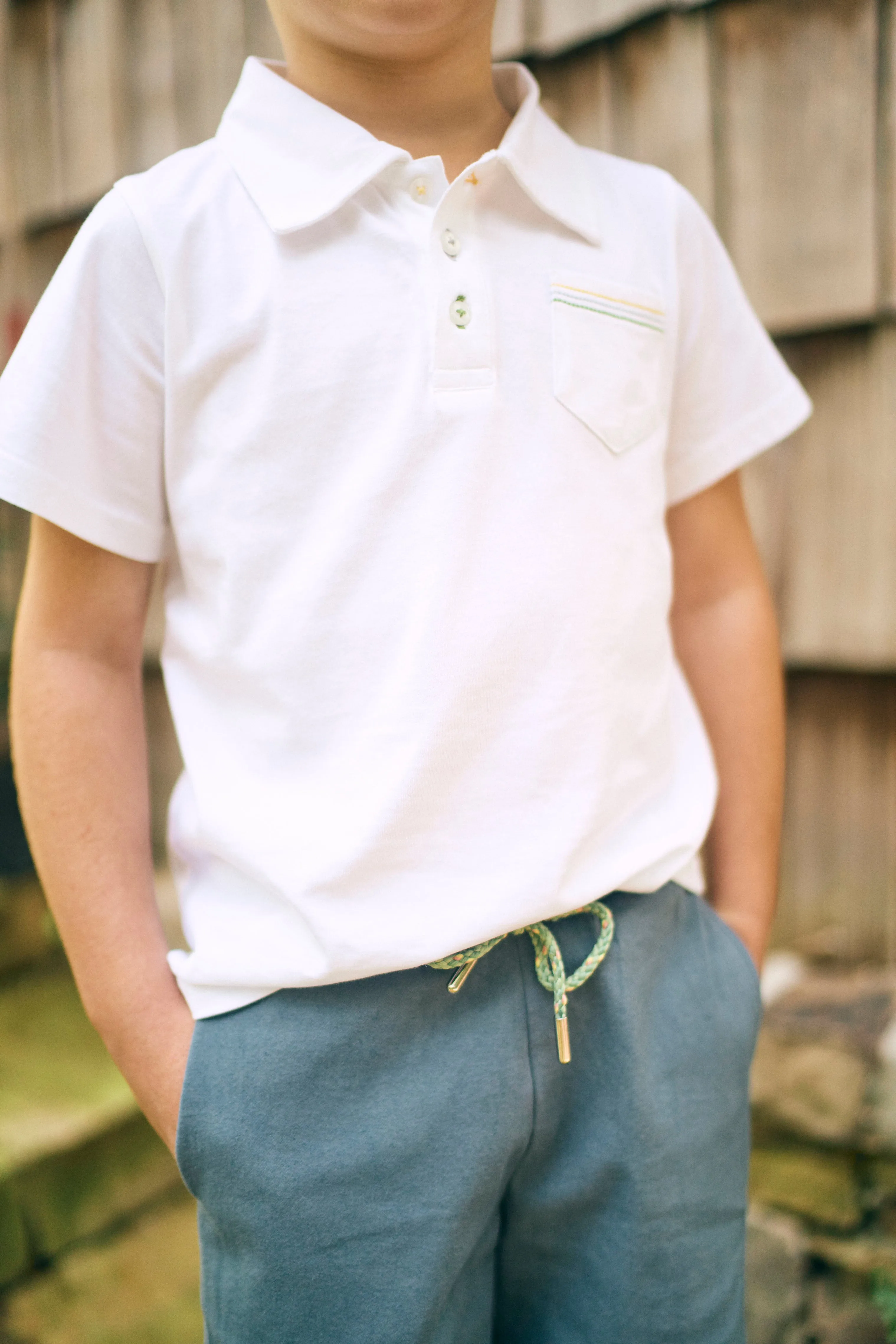 Jackson Polo in White