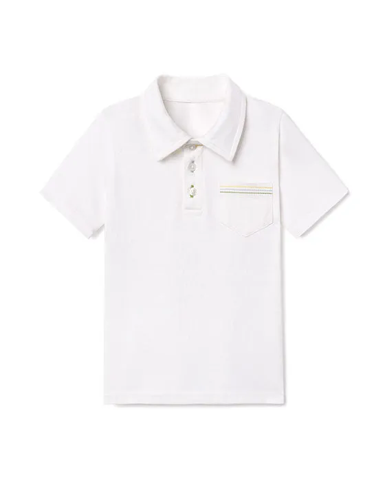 Jackson Polo in White