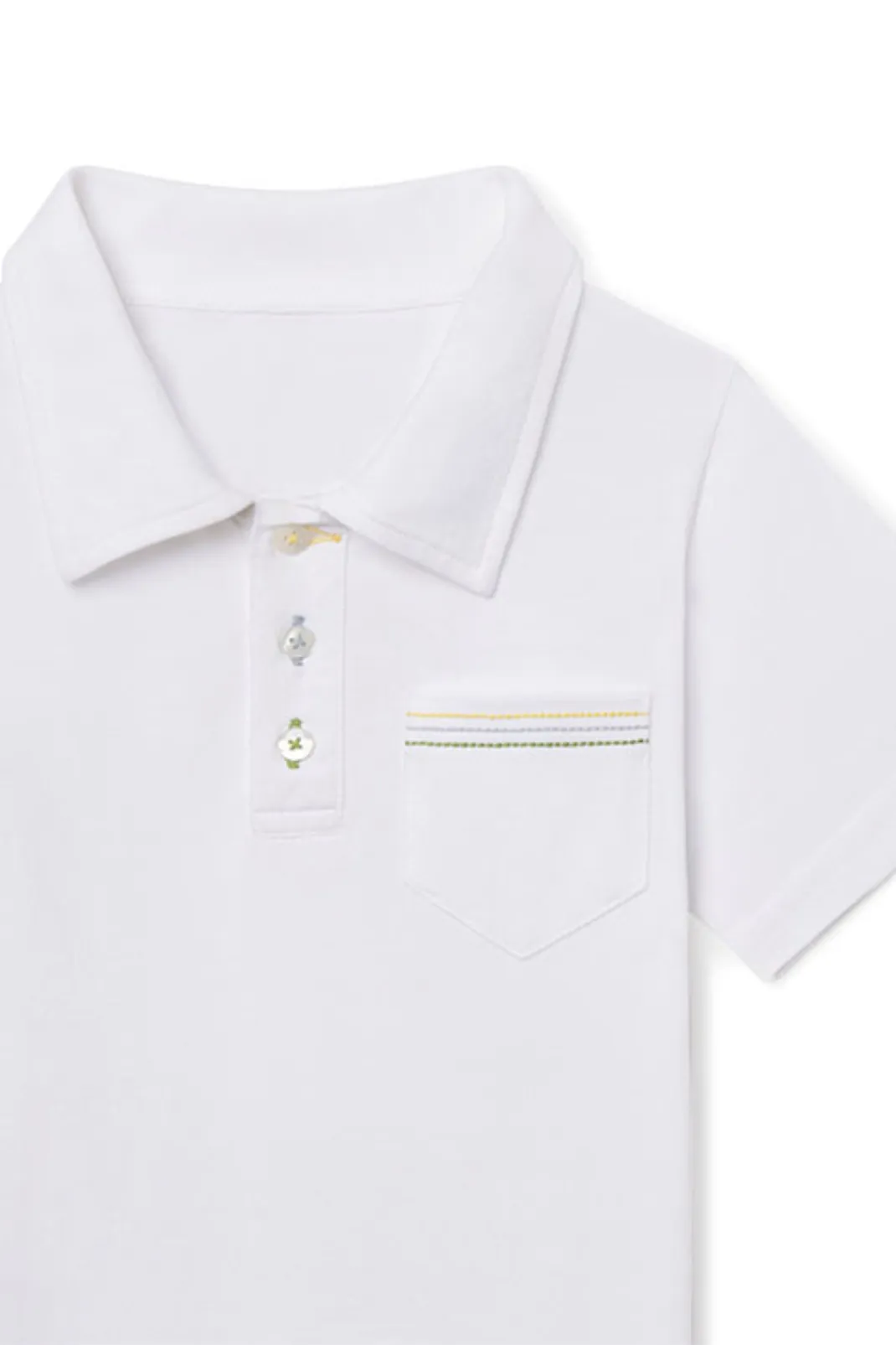 Jackson Polo in White