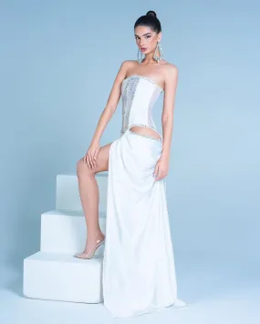 Juniper Beautifull Off shoulder  Evening Dress