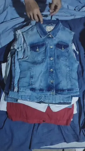 Ladies denim vests - 25 pieces