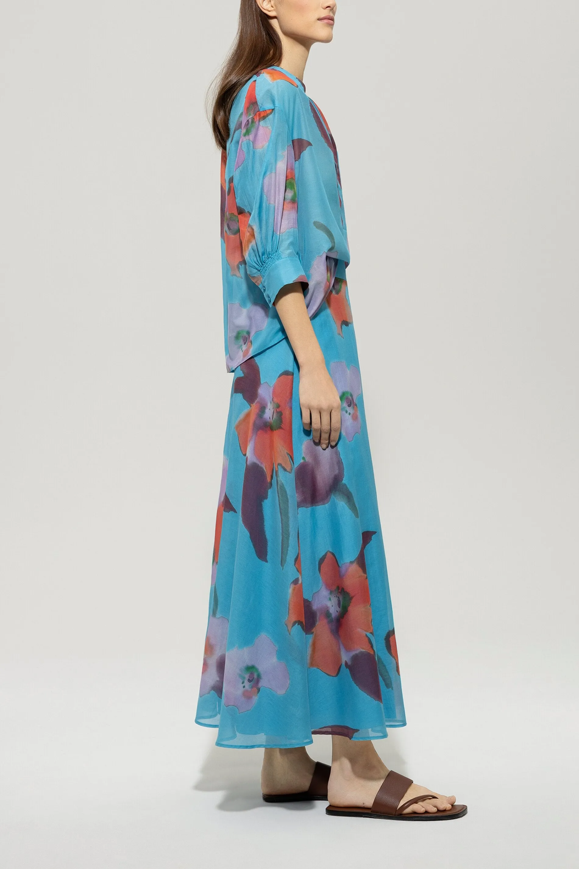 LUISA CERANO Blue Blouse