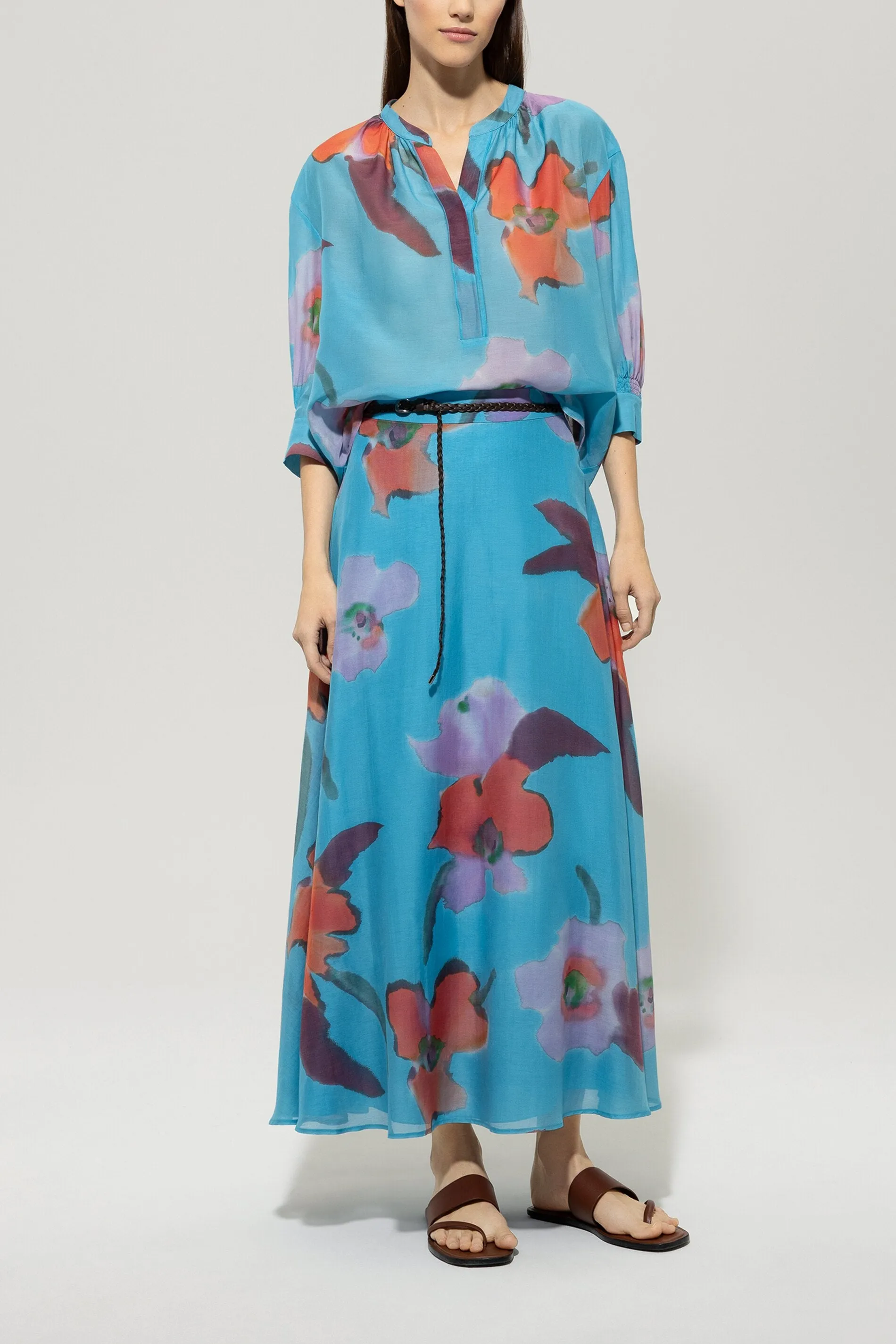 LUISA CERANO Blue Blouse