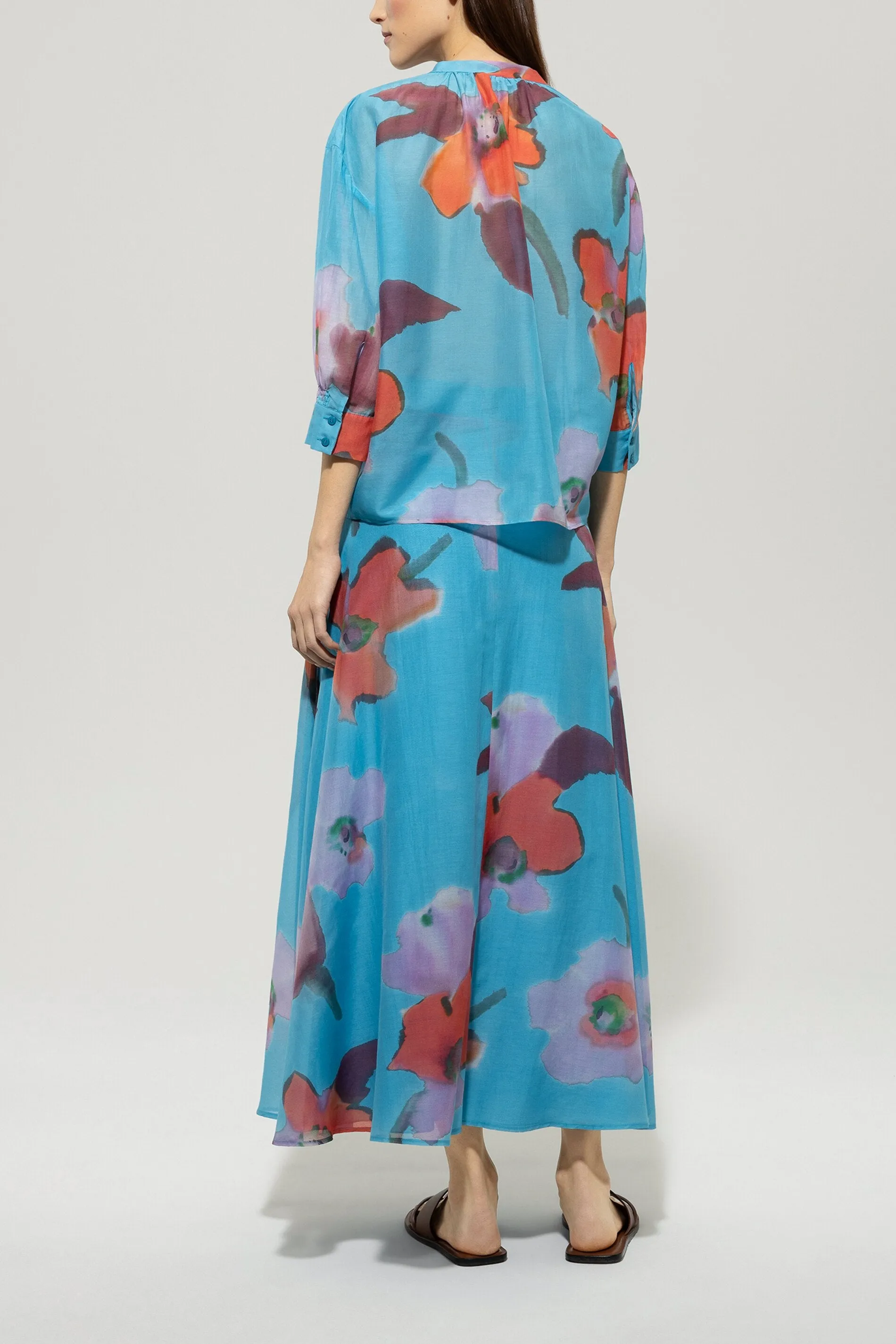 LUISA CERANO Blue Blouse