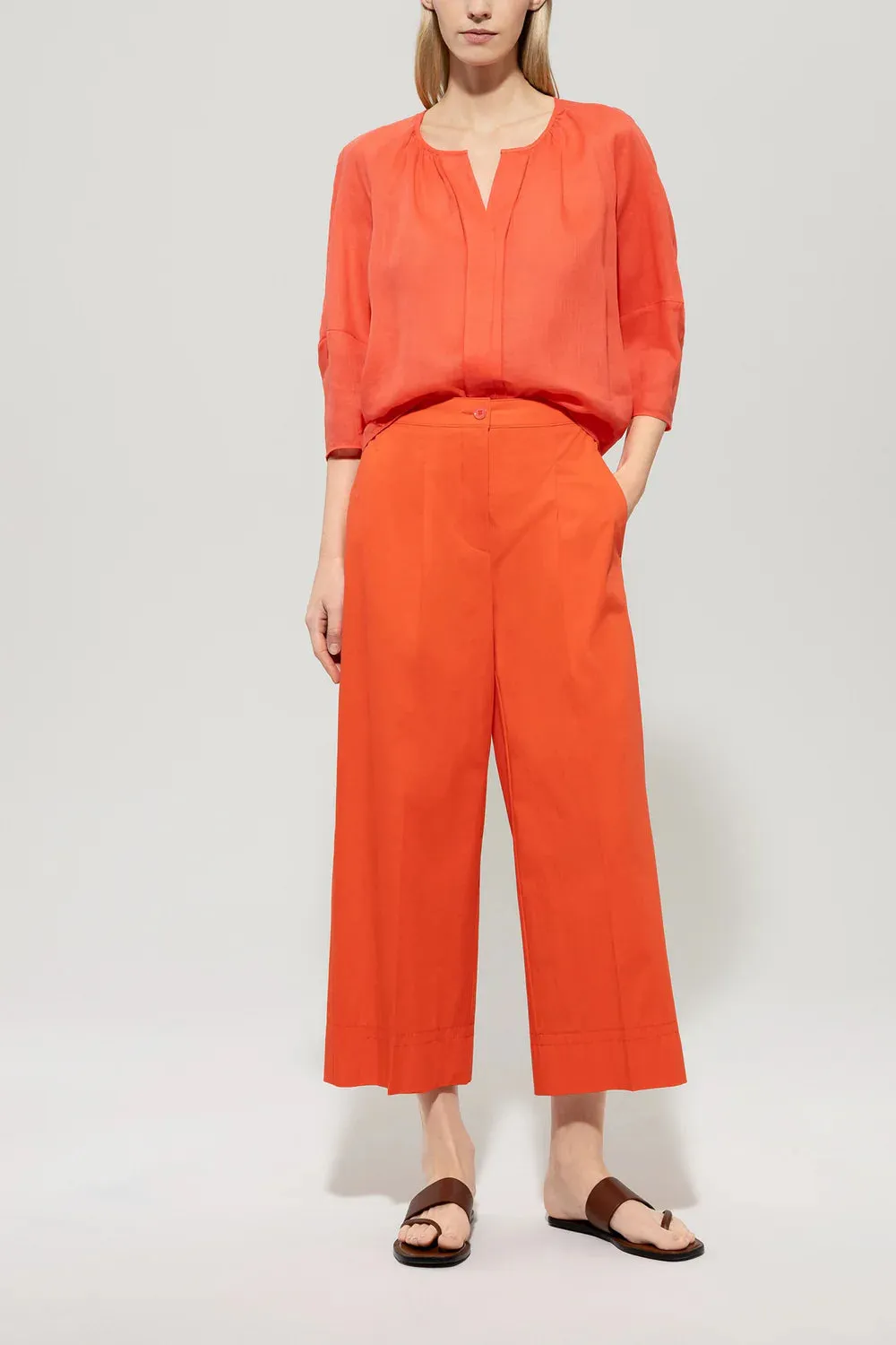 LUISA CERANO Coral Blouse