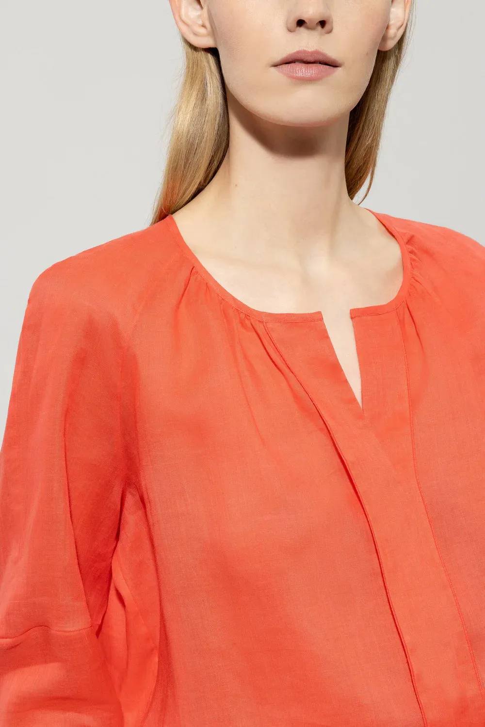 LUISA CERANO Coral Blouse