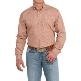 Men's Cinch Geometric Print Button-Down Western Shirt MTW1105845