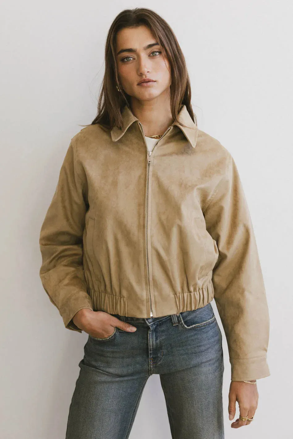 Myli Faux Suede Jacket