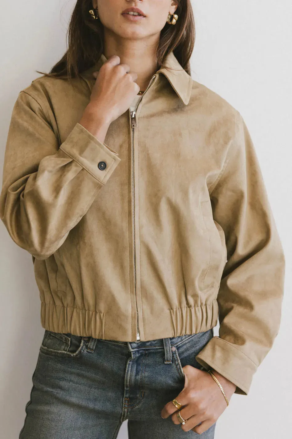 Myli Faux Suede Jacket