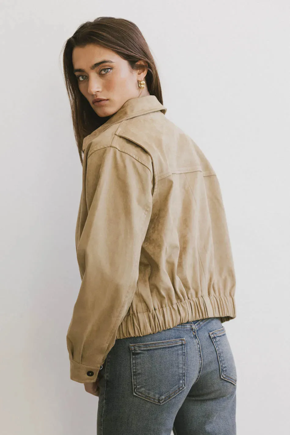 Myli Faux Suede Jacket