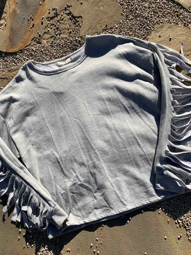 Navajo Fringed Wolf Sweatshirt