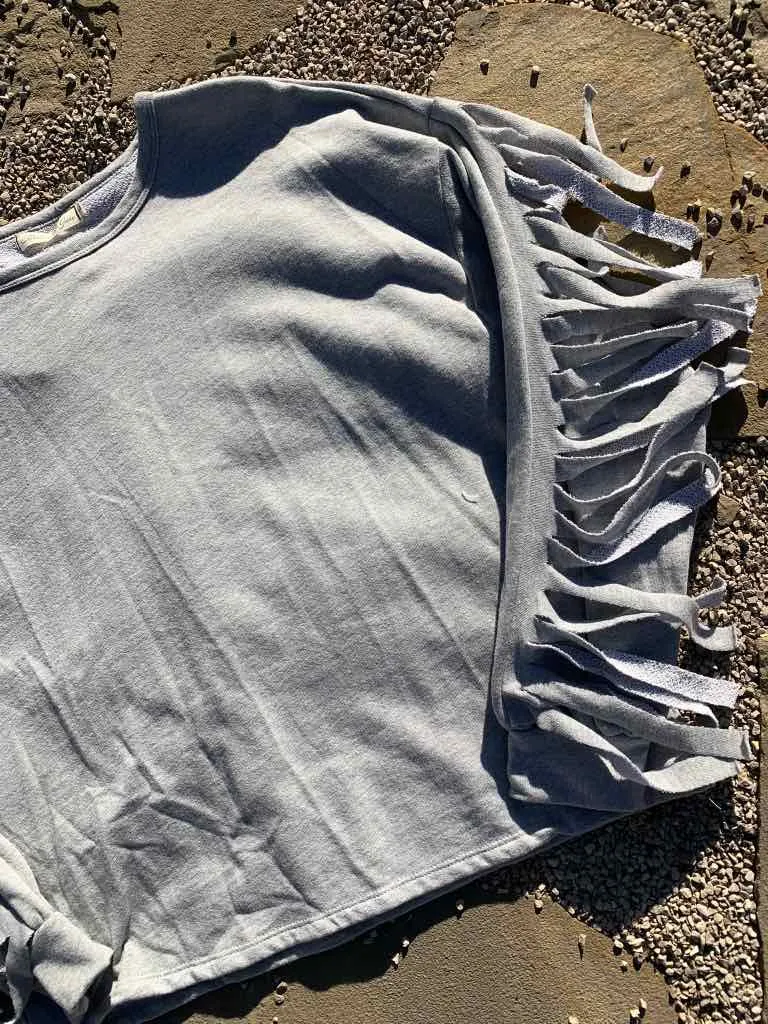 Navajo Fringed Wolf Sweatshirt