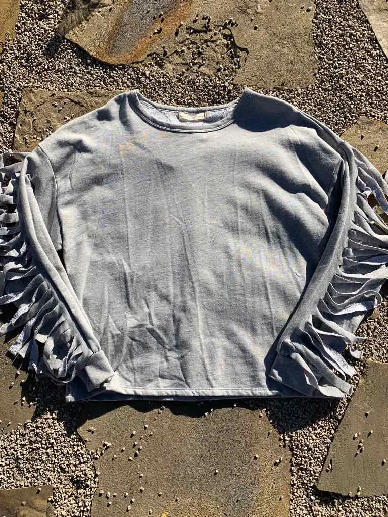 Navajo Fringed Wolf Sweatshirt