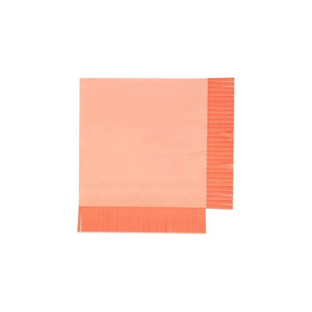 Neon Fringe Small Napkins