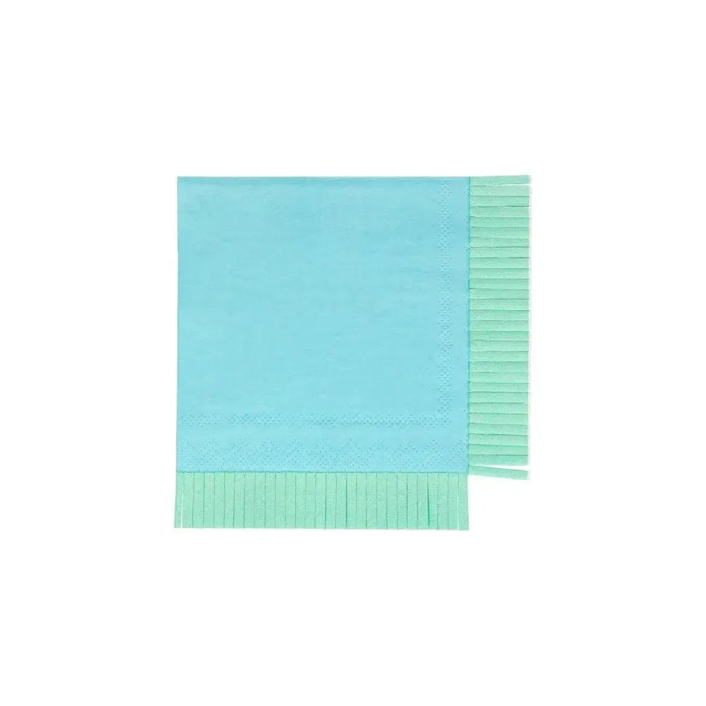 Neon Fringe Small Napkins