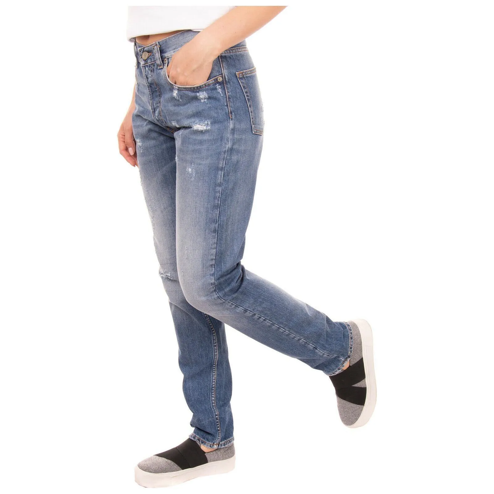 NWT- Italian Happiness 'Feliz'  90's fit Jeans RRP $300 - Size 25