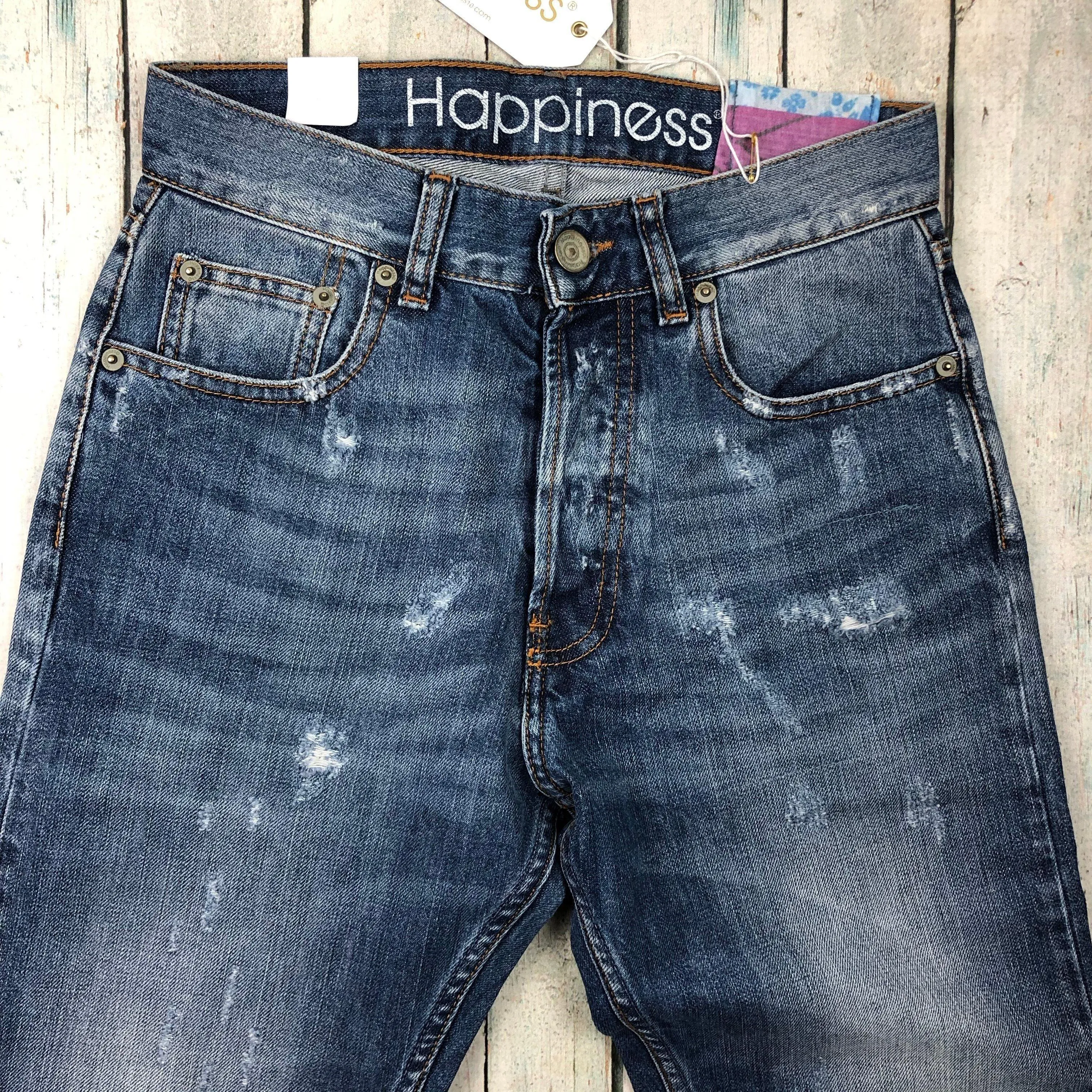NWT- Italian Happiness 'Feliz'  90's fit Jeans RRP $300 - Size 25