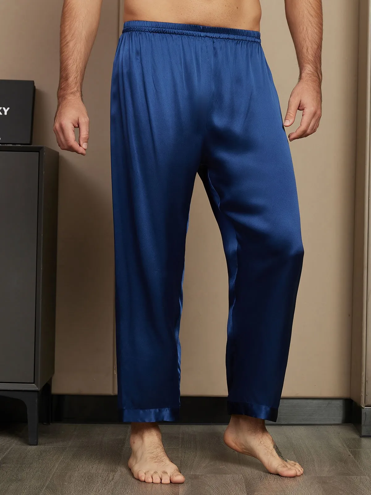 Pure Silk Relaxed Pajama Pants