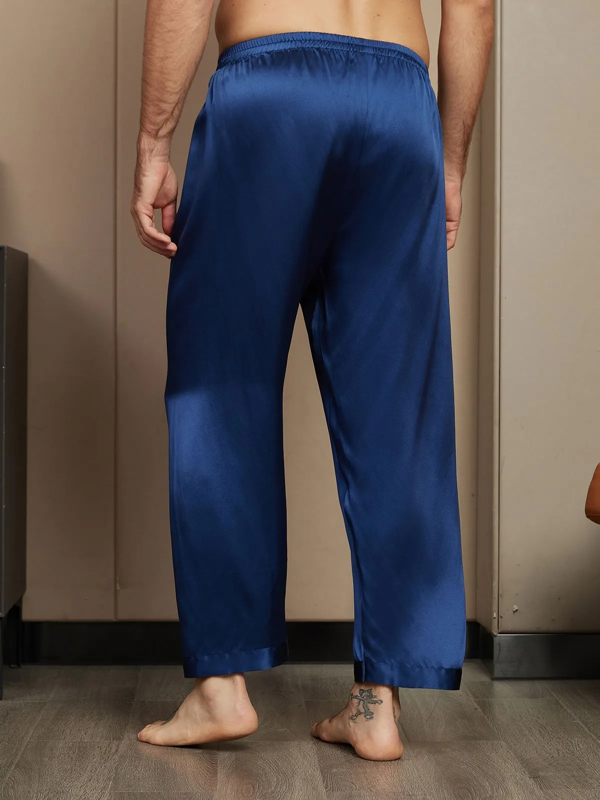 Pure Silk Relaxed Pajama Pants