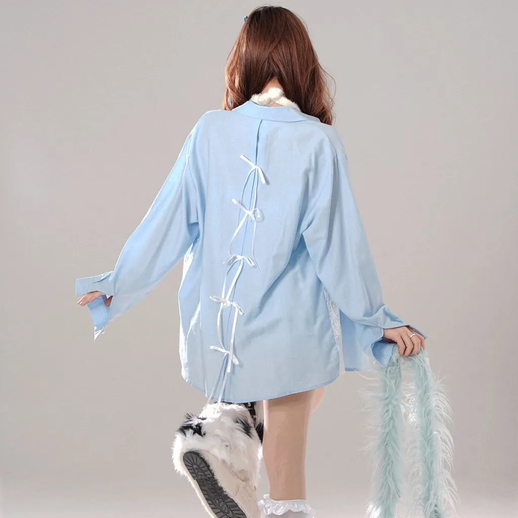 Summer Sweet French Lace Embroidered Blouse