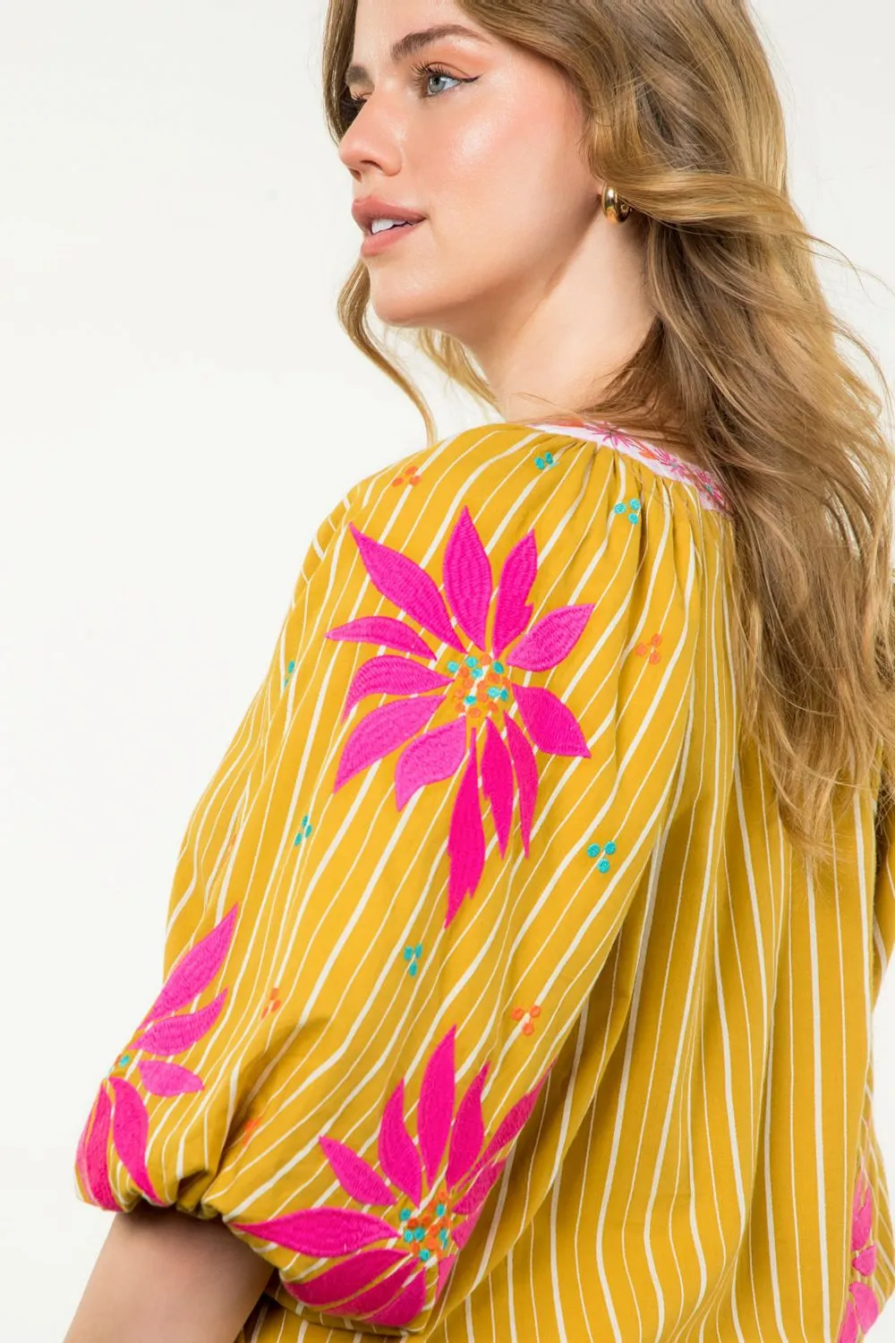 THML Embroidered Hannah Blouse