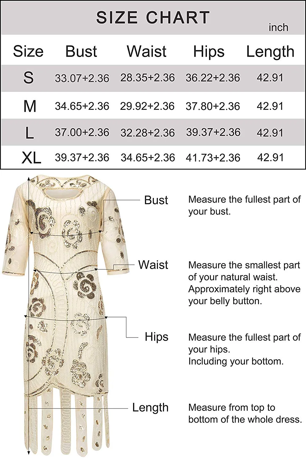 Vintage 1920s Unique Ivory White Flapper Dress Beaded Gatsby Dress Roaring 20s Sequins Dress Vintage Art Deco Dress Wedding