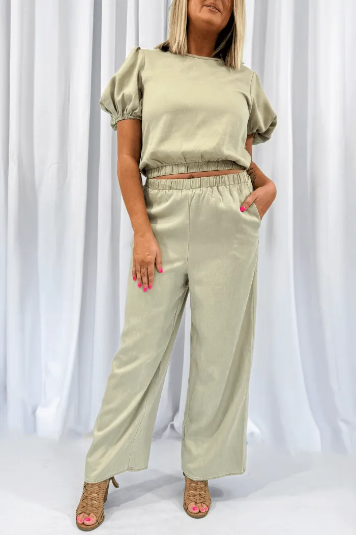 Wide Leg Comfort Pants